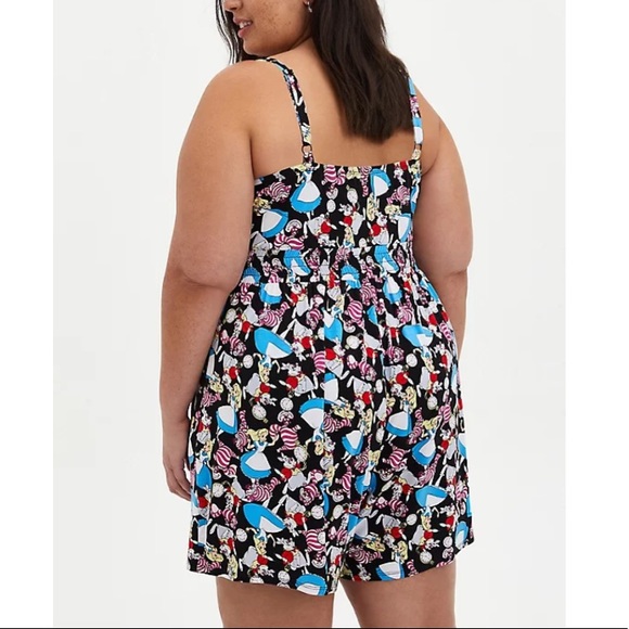 DISNEY ALICE IN WONDERLAND TEA PARTY ROMPER - Picture 5 of 7